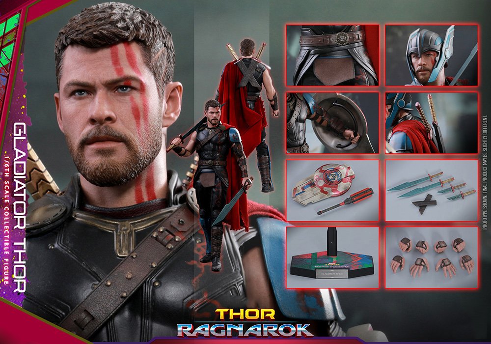 Marvel Thor 3: Ragnarok - Gladiator Thor 1:6 Scale Action Figure