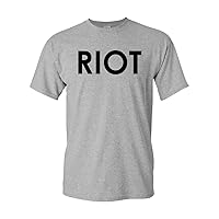 Riot T-Shirt Funny TV Super Soft Adult T-Shirt Tee