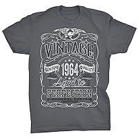 60th Birthday Shirt for Men - Vintage 1964 Aged to Perfection - 60th Birthday Gift