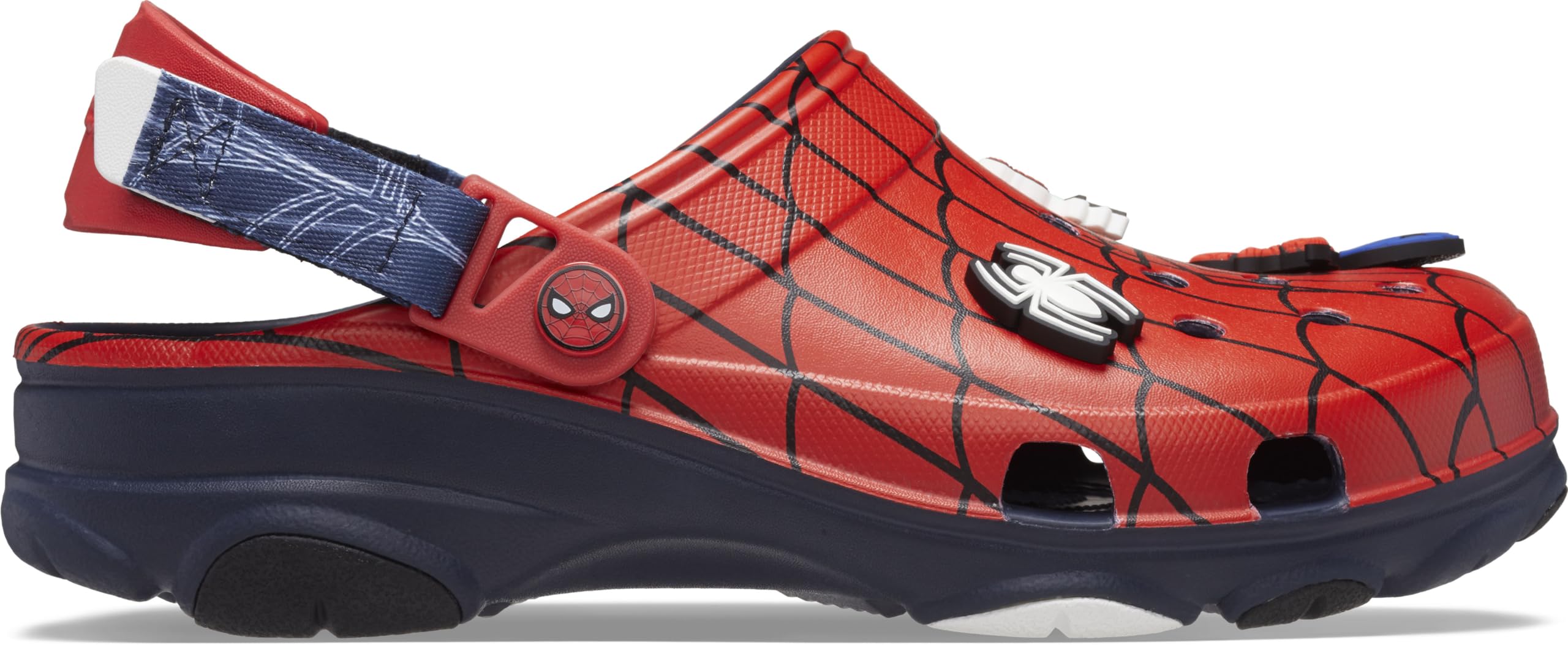 Crocs Unisex-Adult Marvel All Terrain Clogs, Black Panther and Spiderman Shoes