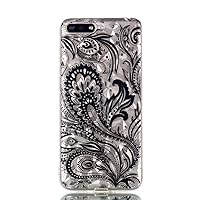 Soft TPU Case for Huawei Y6 (2018 Release), Slim & Light Weight, Phoenix Tail Printed on Clear Cover