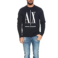 A｜X ARMANI EXCHANGE Men's Icon Project Embroidered Pullover Sweatshirt