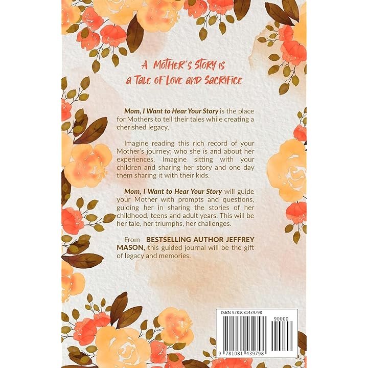 Mua Mom, I Want to Hear Your Story: A Mother's Guided Journal To Share Her  Life & Her Love (Hear Your Story Books) trên Amazon Mỹ chính hãng 2022 |  Fado