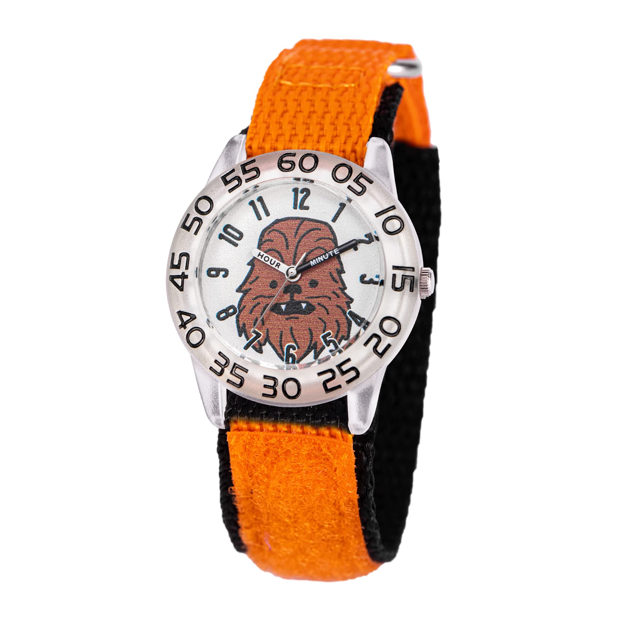 Star Wars Kids' Plastic Time Teacher Analog Quartz Nylon Strap Watch