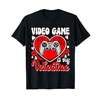 Funny Video Game Is My Valentine Happy Valentine's Day Heart T-Shirt