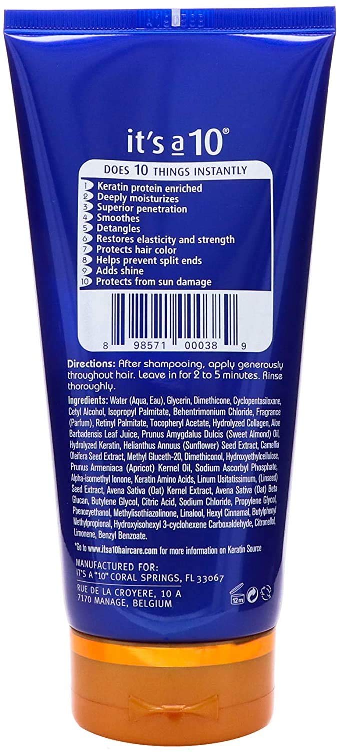 It's A 10 Deep Conditioner Plus Keratin for Unisex, 5 Ounce