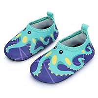 JIASUQI Baby Boys and Girls Barefoot Swim Water Skin Shoes Aqua Socks for Beach Swim Pool