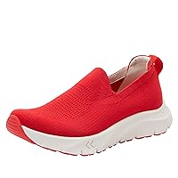 Alegria ReBounce Waze Lightweight Athletic Slip On with Knit Upper Handfree Shoes Lightweight Athletic Slip On with Knit Upper