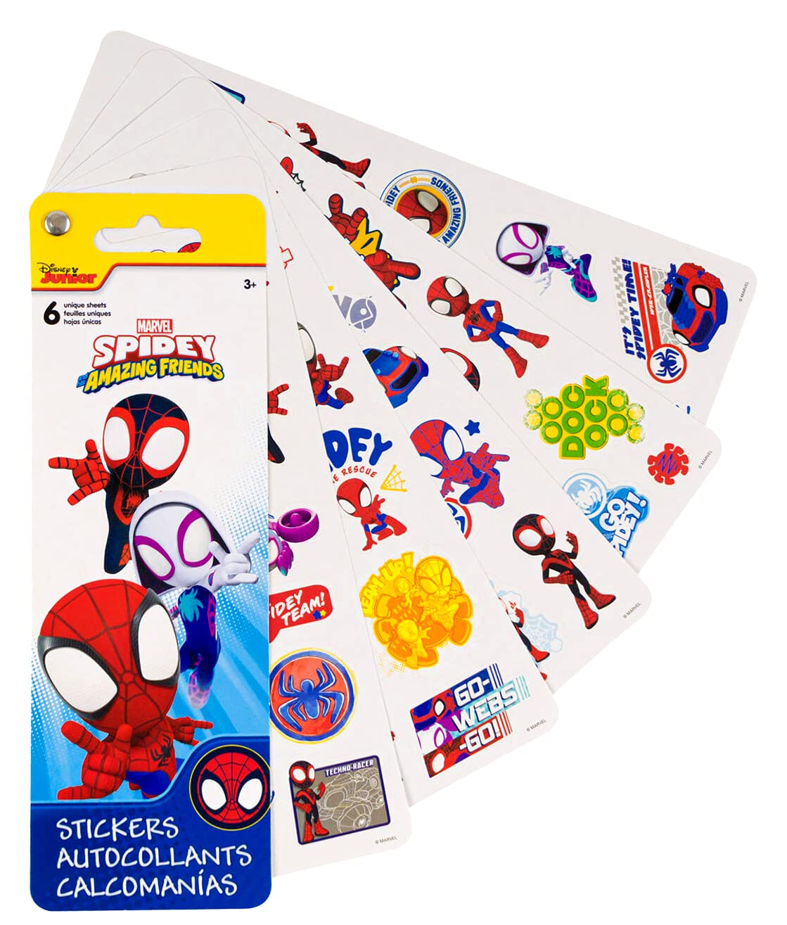 Bundle of 3 Imagine Ink Magic Pictures Coloring Activity Books Set for Boys, Kids, Toddlers - Spidey Amazing Friends, Paw Patrol, and Disney Mickey Mouse