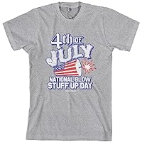 Threadrock Men's 4th of July National Blow Stuff Up Day T-Shirt