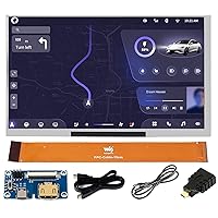 waveshare 7inch QLED Quantum Dot Display 1024x600 Pixel, Integrated Thin and Light LCD with Adapter Board, for Raspberry Pi/Jetson Nano/Windows/PC, Support Windows/Linux/Android (No Touch)
