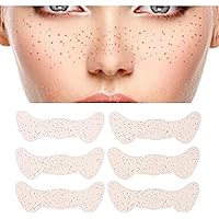 Frecklyz Waterproof Freckles - Pack of 6 Temporary Tattoo Face Stickers - Natural Looking Fake Tattoos Freckle Patch - Waterproof Makeup Accessories for Women