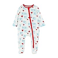 Mud Pie Baby Girl's Toddler Pajamas, Blue Valentine
