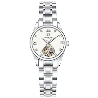 Carnival Women's Automatic Mechanical Watch Simple Skeleton Dial