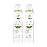 Ultimate Dry Spray Antiperspirant Cucumber Water And Mint 2 Count For 72-Hour Sweat And Odor Protection With Triple Moisturizer Technology 3.8oz