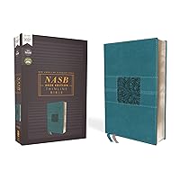 NASB, Thinline Bible, Leathersoft, Teal, Red Letter, 2020 Text, Comfort Print NASB, Thinline Bible, Leathersoft, Teal, Red Letter, 2020 Text, Comfort Print Imitation Leather