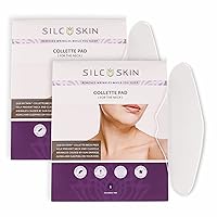 Collette Pad to Help with Neck & Collarbone Wrinkles from Sun, Aging, Side Sleeping, Reusable Self Adhesive Medical Grade Silicone, 60 Day Supply