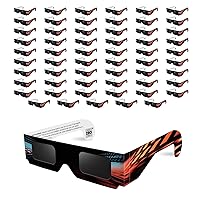 PETLESO Solar Eclipse Glasses (60 pack) Eye Protection Meet ISO 12312-2 International Safety Standards for Direct Sun Viewing