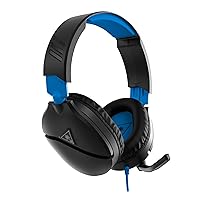 Turtle Beach Recon 70 Multiplatform Gaming Headset for PS5, PS4, Xbox Series X|S, Nintendo Switch, PC, Mobile w/ 3.5mm Wired Connection - Flip-to-Mute Mic, 40mm Speakers, Lightweight Design – Black