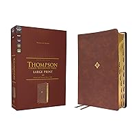 NKJV, Thompson Chain-Reference Bible, Large Print, Leathersoft, Brown, Red Letter, Thumb Indexed, Comfort Print NKJV, Thompson Chain-Reference Bible, Large Print, Leathersoft, Brown, Red Letter, Thumb Indexed, Comfort Print Imitation Leather