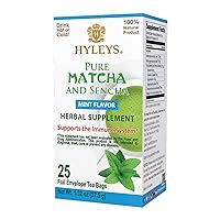Matcha Tea Bags with Mint - 25 Tea Bags (Japanese Pure Matcha Wellness Green Tea)