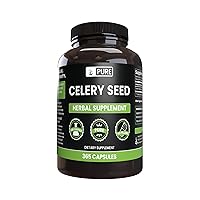 Pure Original Ingredients Celery Seed (365 Capsules) No Magnesium Or Rice Fillers, Always Pure, Lab Verified
