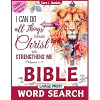 Bible Word Search Large Print Strength For Each Day: 101 Inspirational Puzzles about the Healing Power of Prayer, 2000+ Hope Words to Uplift, Comfort, and Light Up Your Day Bible Word Search Large Print Strength For Each Day: 101 Inspirational Puzzles about the Healing Power of Prayer, 2000+ Hope Words to Uplift, Comfort, and Light Up Your Day Paperback