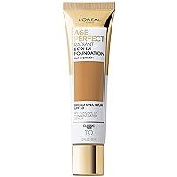 Age Perfect Radiant Serum Foundation with SPF 50, Classic Tan, 1 Ounce