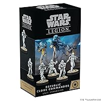 Star Wars: Legion Republic Clone Commandos Expansion - Elite Soldiers! Tabletop Miniatures Strategy Game for Kids & Adults, Ages 14+, 2 Players, 3 Hour Playtime, Made