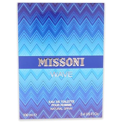 Missoni Missoni Wave Men EDT Spray, 3.4 Fl Oz (Pack of 1)