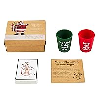 Mud Pie Christmas Card Drinking Game, Red