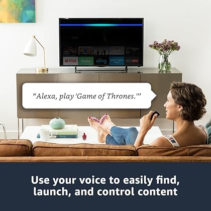Fire TV with 4K Ultra HD and 1st Gen Alexa Voice Remote, streaming media player