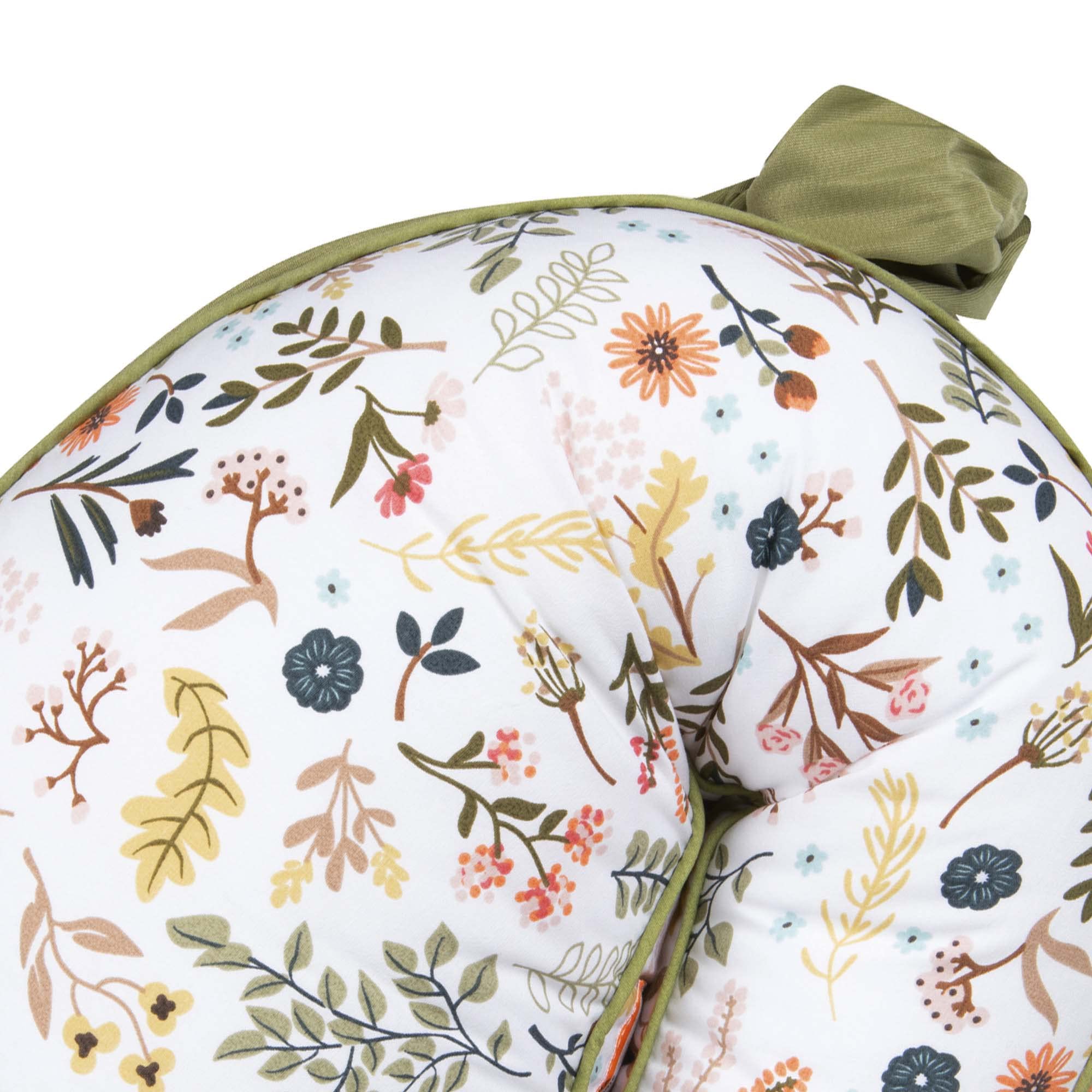Boppy Anywhere Nursing Support, Sage and Spice Floral with Stretch Belt That Stores Small, Breastfeeding and Bottle-Feeding Support at Home and for Travel, Plus Sized to Petite, Machine Washable