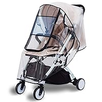 Bemece Stroller Rain Cover, Universal Stroller Accessory, Baby Travel Weather Shield, Windproof and Waterproof, Protect from Dust and Snow