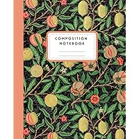 William Morris Composition Notebook: Wide-Ruled, 7.5 x 9.25, 150 Pages, For teens and adults (Composition Notebooks) (Dutch Edition)