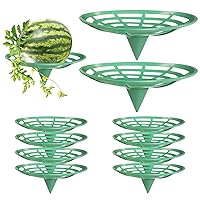 Melon 10Pcs Watermelon Trellis Heavy Duty 6.5 in Plastic Plant & Garden Melon Support Protector Avoid Ground Rot for Watermelon, Squash, Pumpkin Garden Supplies