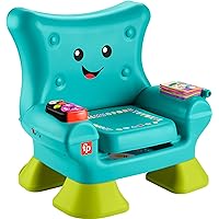 Fisher-Price Laugh & Learn Toddler Learning Toy Smart Stages Chair with Music Lights & Activities for Ages 1+ Years, Teal