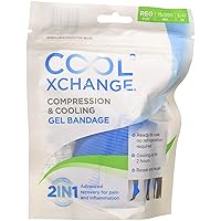 CoolxChange, Compression Cooling Gel Bandage, Regular, 3