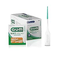 GUM Soft-Picks Original Dental Picks, Item 632 Professional Samples, 5 Soft-Picks Per Pack, 72 Packs