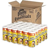 Bounty Paper Towels, White, Regular Roll, 40 Sheets Per Roll (Case of 30)