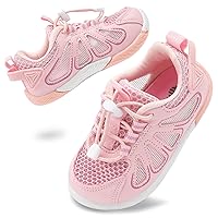 BARERUN Toddler Shoes Boy Girl Sneakers Lightweight Breathable Barefoot Running/Walking Shoes Toddler Tennis Shoes with Adjustable Tightness