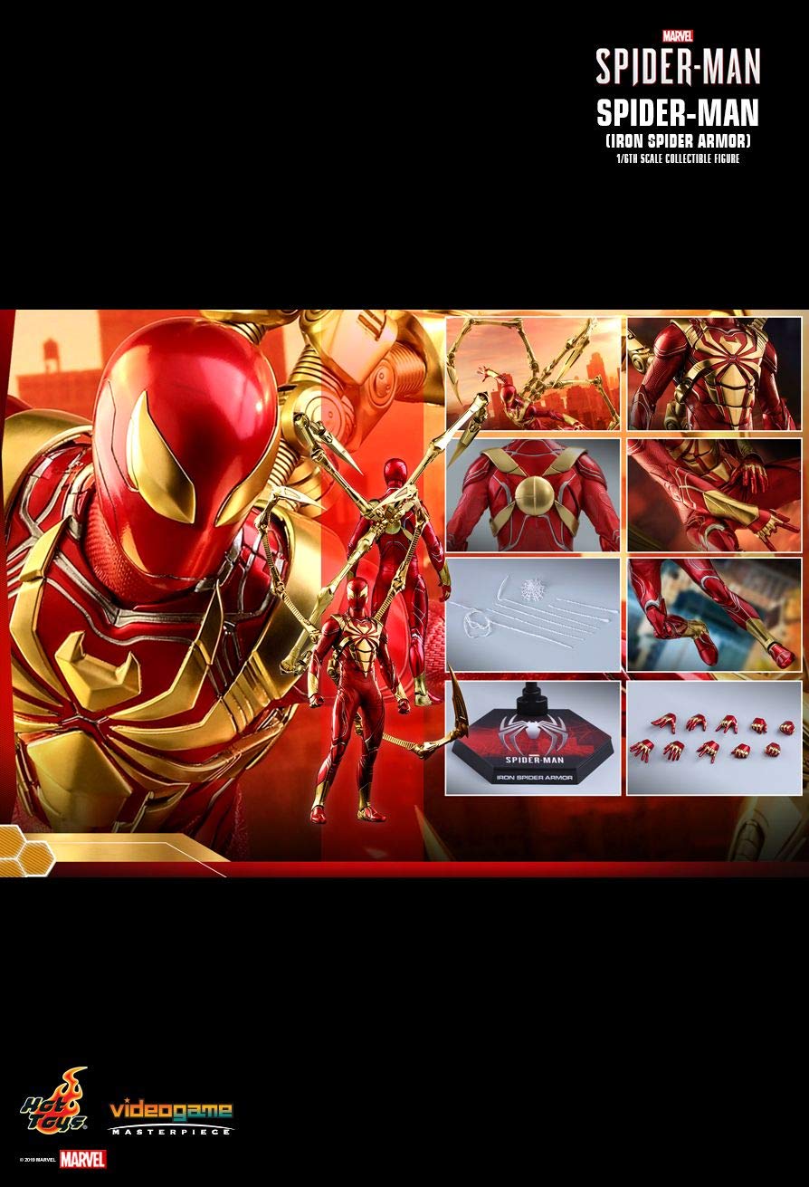 HCMOrder báo giá Mô hình chính hãng Hottoys VGM43 Spiderman Spider  Armor  MK4 suit  Lazadavn