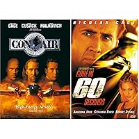 Nicolas Cage Double Feature Con Air & Gone in 60 Seconds 2 DVD Set Widescreen