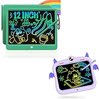 TEKFUN 12INCH + 8.5INCH LCD Writing Tablet for Kids Boys Girls Toys