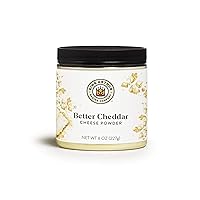 Better Cheddar Cheese Powder (formerly known as Vermont Cheddar Cheese Powder), 8 Ounces