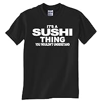 Gildan Sushi Thing - Black T Shirt