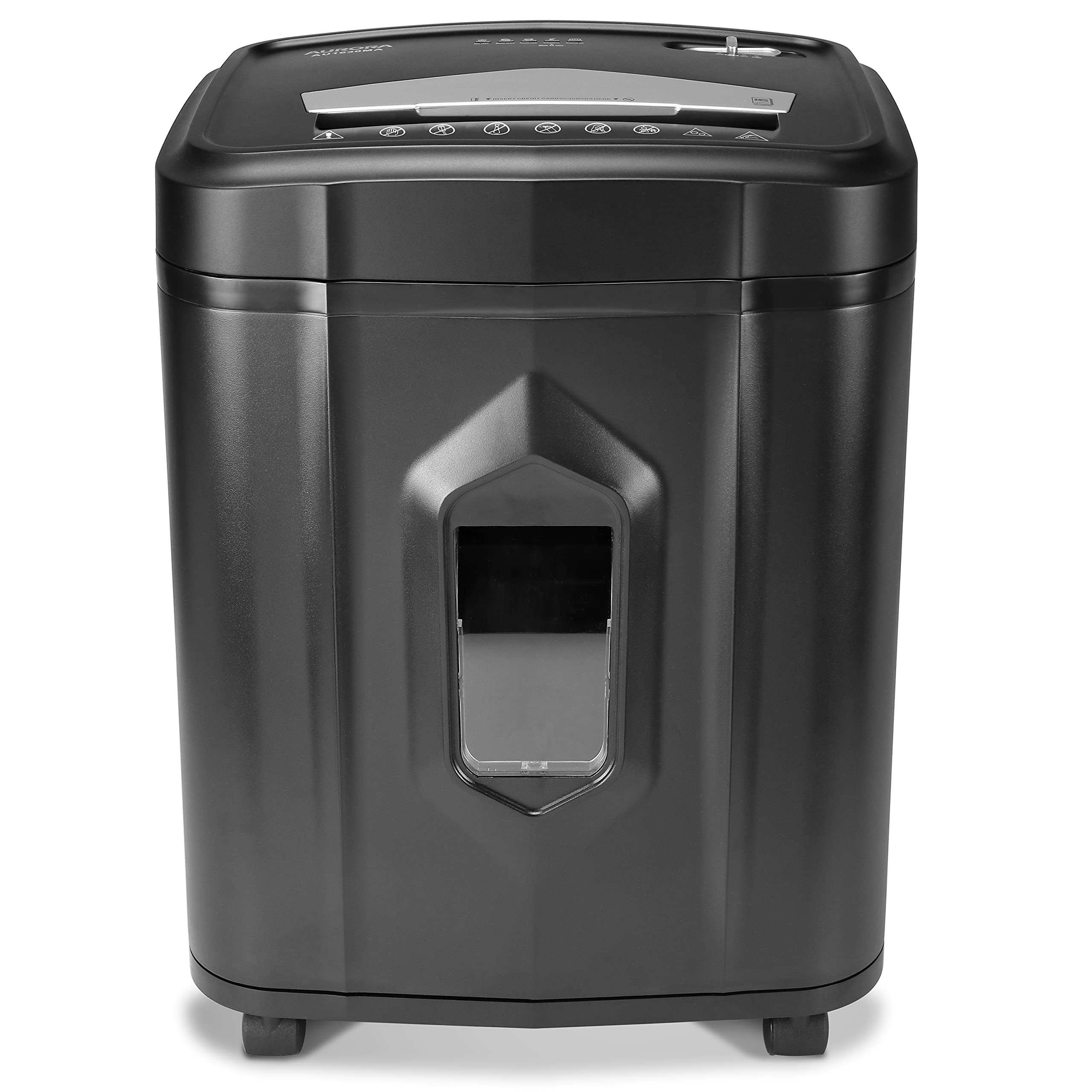 Aurora AU1830XA Heavy Duty Anti-Jam 18-Sheet Crosscut Shredder/30 Min Run Time/ 5-Gallon Pullout Basket and Casters