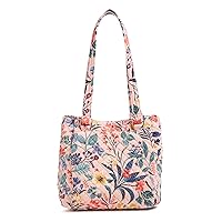 Verabradley Womens Cotton Multi-Compartment Shoulder Satchel Purse