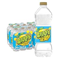 Splash Refresher, Lemon Flavor Water Beverage, 16.9 Fl Oz Plastic Bottles (24 Count)