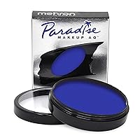 Mehron Makeup Paradise Makeup AQ Pro Size | Stage & Screen, Face & Body Painting, Special FX, Beauty, Cosplay, and Halloween | Water Activated Face Paint & Body Paint 1.4 oz (40 g) (Dark Blue)